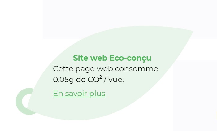 Nanosite : un site web respectueux de l'environnement